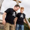Adult Pirate T shirt and child's pirate-tshirt